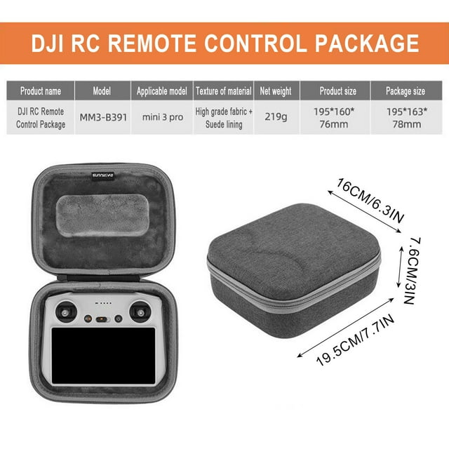 Big Save,HWRETIE Helicopter Bag Clearance,3 Pro Case Portable Car,Rying Hard Case Travel Storage Bag Protective Storage Box for 3 Pro Drone Accessories
