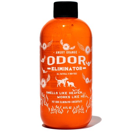 Angry Orange All Natural Pet Odor Eliminator - 8 oz Concentrate Bottle makes