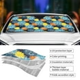 thumbnail image 5 of Bingfone Sunflowers Car Windshield Sun Shade Protector Keep Your Vehicle Cool Sun Shield Visor Cover Foldable for Car Truck SUV-Small, 5 of 8