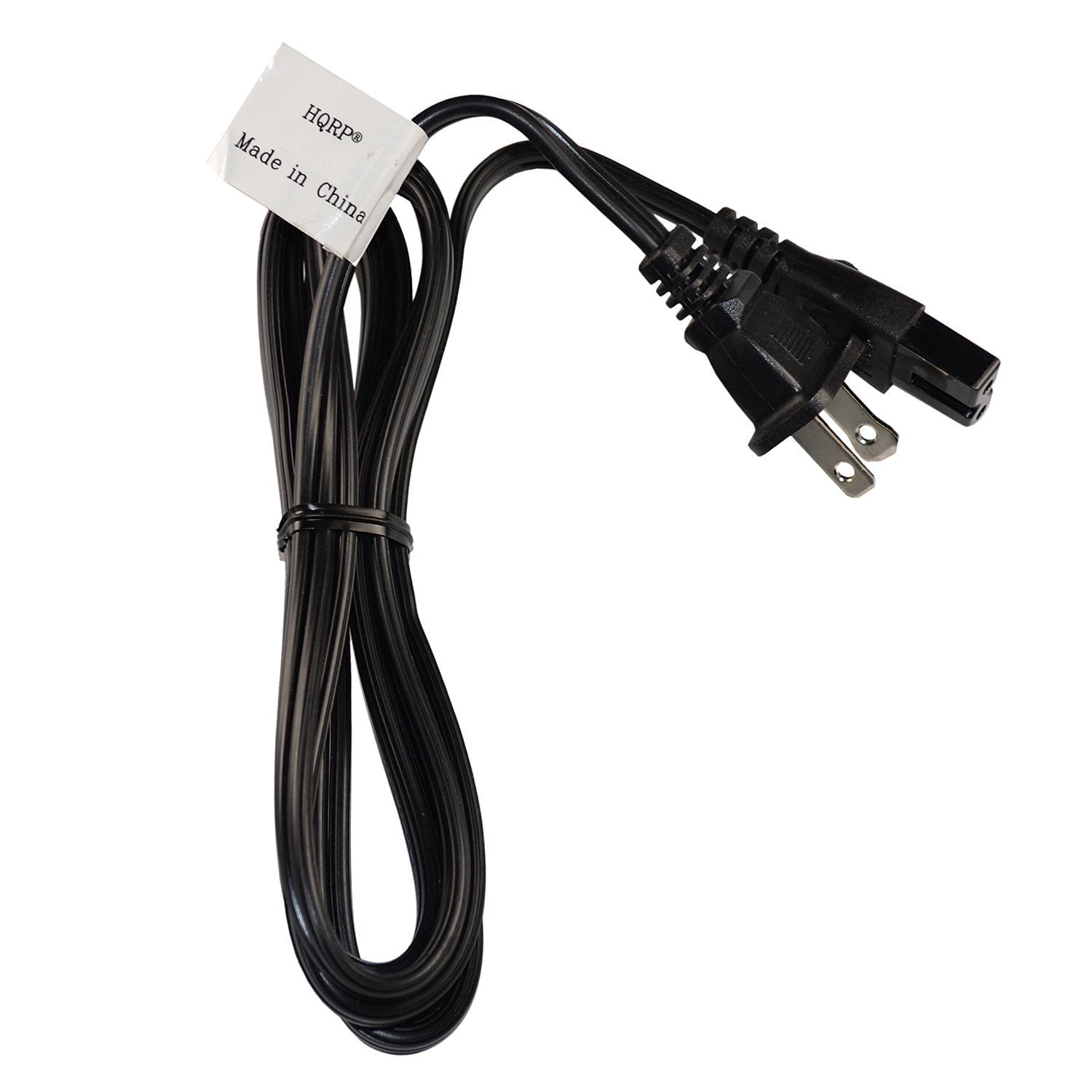 HQRP AC Power Cable Cord fits VIZIO S3820w-C0 S4251w-B4 SB3820-C6 SB3821-C6 SB3851-C0 SB4051-C0 Sound Bar Mains Cable