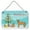 Tan, variant on Black German Shepherd Mastiff Mix Christmas Tree Wall or Door Hanging Prints