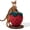 Strawberry Scratching Post, variant on Jute Rope Cat Scratching Post with Ball, Vertical Cat Scratcher for Indoor Cats and Kittens