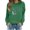 515_Green, variant on AJHSAKLt Lightweight Hoodies for Women's Dandelion Print Casual Fashion Sweatshirt Top Crewneck Sweatshirts Women Black