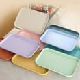 thumbnail image 5 of Multiple Colors Rectangular Plastic Pallet Tray Food Bread Pan Storage Tray el Service Tray Dessert Pallet el Service Tray, 5 of 10