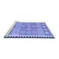 thumbnail image 2 of Ahgly Company Machine Washable Indoor Rectangle Southwestern Blue Country Area Rugs, 8' x 10', 2 of 4
