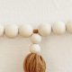 thumbnail image 3 of de Cuentas de Madera con Flecos, DecoracióN Colgante de Pared con Flecos Boho para Dormitorio, GuarderíA, Baby Shower, DecoracióN de HabitacióN de NiñAs, 3 of 5