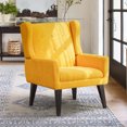 July's Song Accent Chair,Mid Century Modern Wingback Chair,Tufted