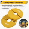 thumbnail image 3 of 2PCS Gym Micro-Type Plates Dumbbell Fractional Weight Plate Rubber Fractional Weight Plates Add-on Aperture 35mm 0.5KG, 3 of 7
