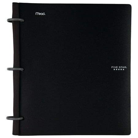 Jumbo Worm Binder (Flex Hybrid NoteBinder, 1 Inch, Color Will Vary (29104), LASTS ALL YEAR. GUARANTEED! Acts like a notebook. Works like a binder. Coated plastic.., By Five)