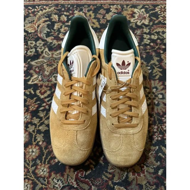 Ad-id-as Originals Gazelle Low Mens Casual Sneaker Shoes Tan ID7990 NEW Sz 7
