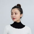 thumbnail image 3 of HGYCPP Fake Turtleneck Dickey Detachable Neckwarmer Half Top Mock Sweater Collar Neck Warmer for Women Girls Multi Color, 3 of 17