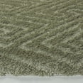 thumbnail image 3 of SAFAVIEH Tahoe Ainsley Geometric Shag Area Rug, Sage, 6'7" x 6'7" Round, 3 of 7