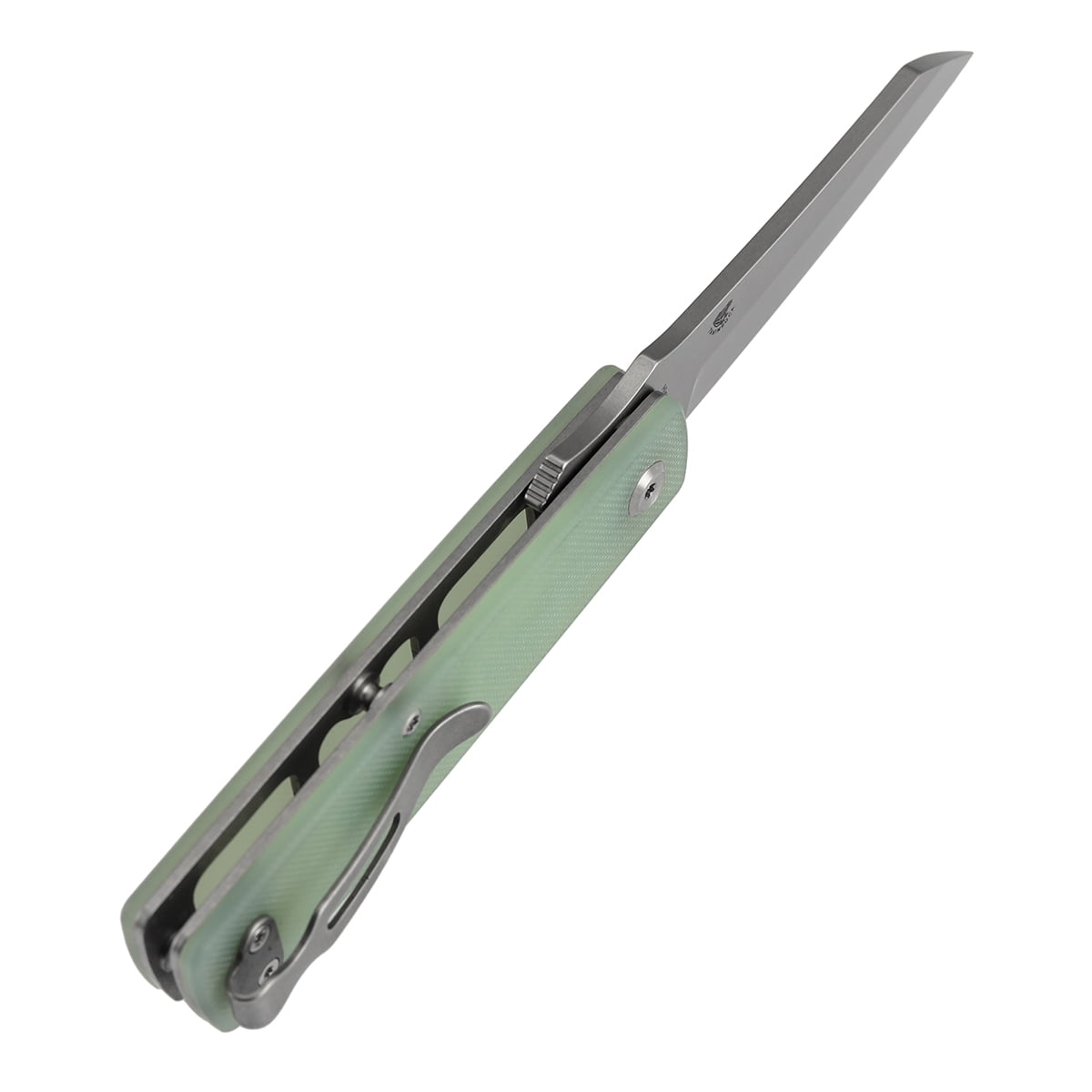Tenable Higonokami Folding Pocket Knife,3.02'' Stonewashed D2 Blade,Jade G10 Handle,B2135A4