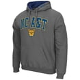thumbnail image 2 of Men's Colosseum  Charcoal North Carolina A&T Aggies Arch & Logo Hoodie, 2 of 3