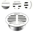 thumbnail image 6 of yotijay Drain Strainer Floor Drain Cover Anti Blocking Sewer Round Cover 11.3x4.4cm, 6 of 9