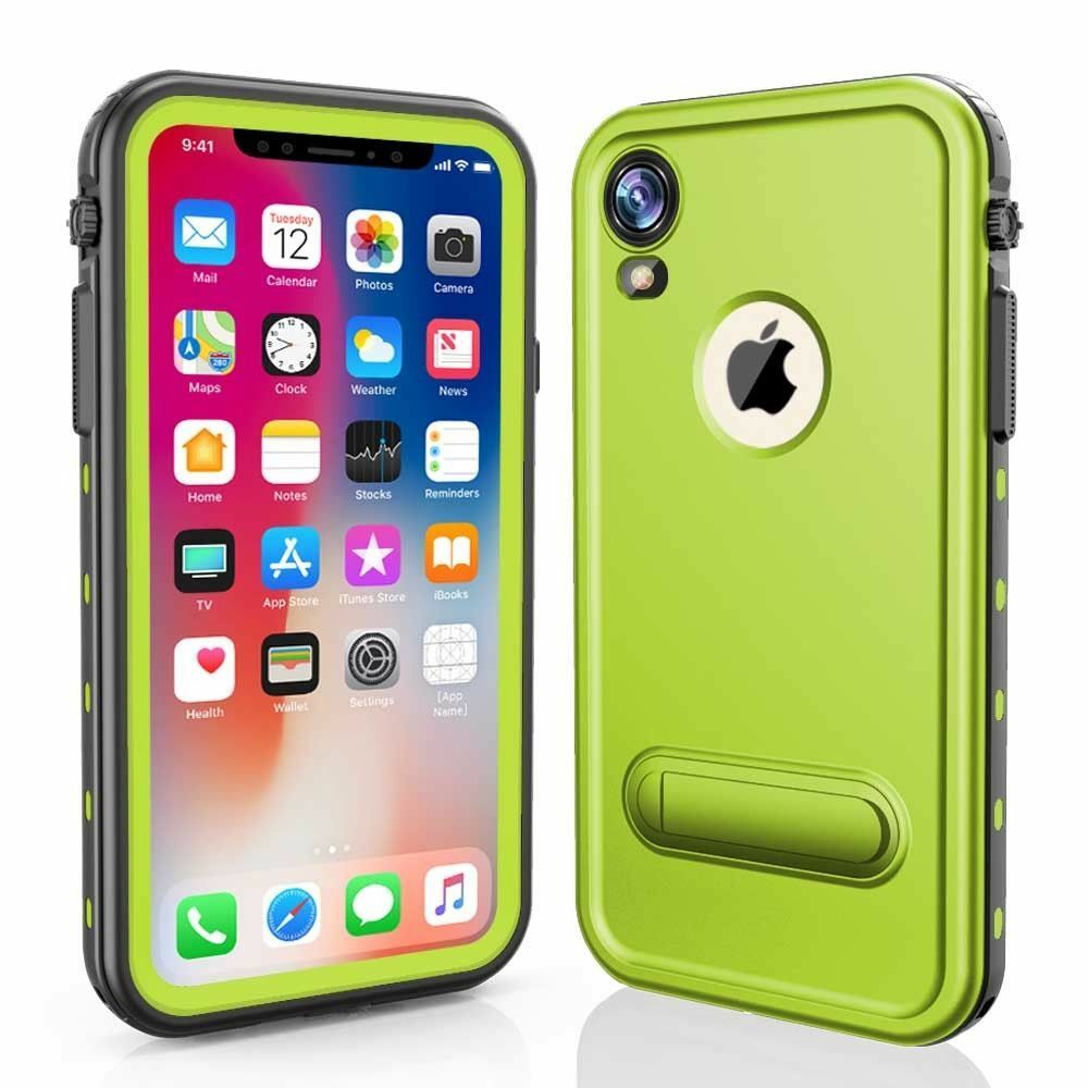 iPhone XR Case Waterproof with Float Strip, IP68 Underwater 2m Life