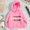 Pink, variant on Trendy Girls Hoodie Casual Pullover Sports Sweatshirt for Active Comfortable Lightweight Design for Everyday Wear