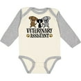thumbnail image 3 of Inktastic Veterinary Assistant Vet Tech Boys or Girls Long Sleeve Baby Bodysuit, 3 of 5