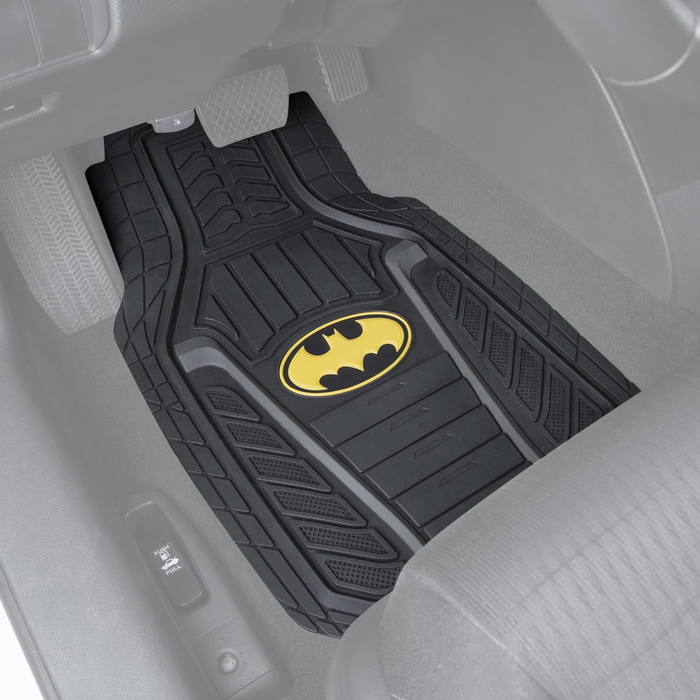  BDK Alfombrillas de coche de superhéroe de Batman con licencia  oficial de Warner Bros DC Comics, protección interior para todo tipo de  clima, forros de goma resistentes para automóvil, camión, 
