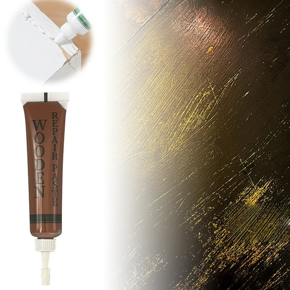 Tea/Light Gray/Ivory White 25g Solid Wood Floor Scratch Filling Paste Skirting Board Paint Peeling Repair Paste With Tools