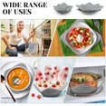 thumbnail image 4 of GHSDFBB Support de Bol Micro-Ondes Multifonctionnel Isolation Thermique Polyester Protecteur pour Soupe, Riz, 2 Tailles (Gris, 4 Pcs), 4 of 7
