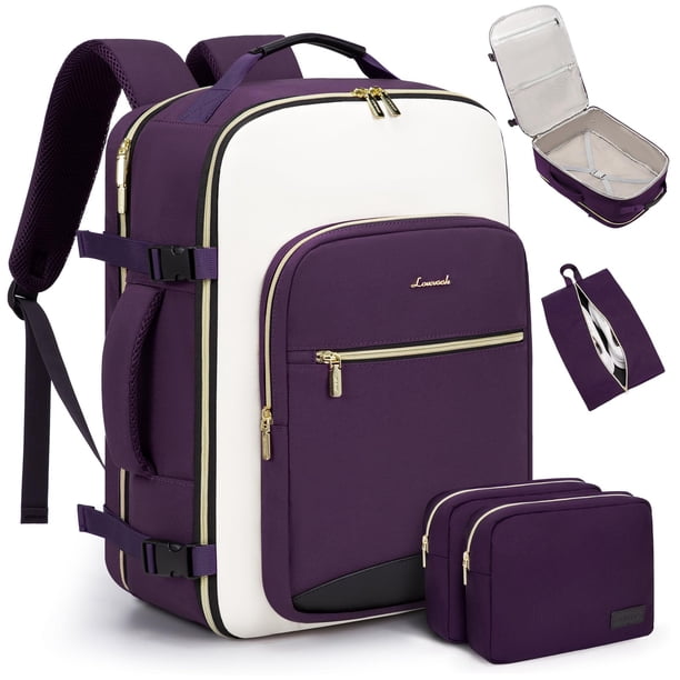 Mochila de mano LOVEVOOK de 40 litros para mujer con 3 cubos de embalaje