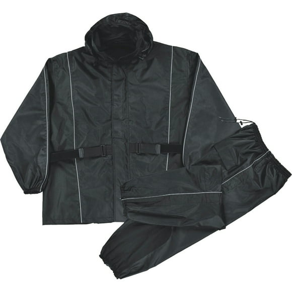 Womens Waterproof Rain Suit Reflective Piping / Heat Guard