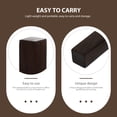thumbnail image 2 of MasteelfCA 2pcs Calligraphy Wood Paperweights Stationery Painting Writing Letterweights, 2 of 7