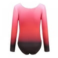 thumbnail image 4 of Girls Ballet Leotard Dancewear, Long Sleeve Gym Suit Onesies Training Suit for Dance, Gymnastic, 4 of 8