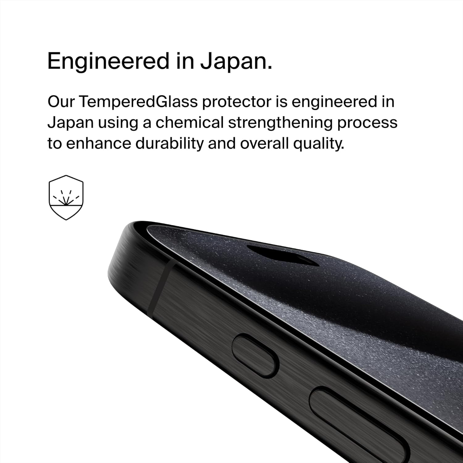 Belkin ScreenForce Tempered Glass Screen Protector iPhone 14 Pro Max photo 2