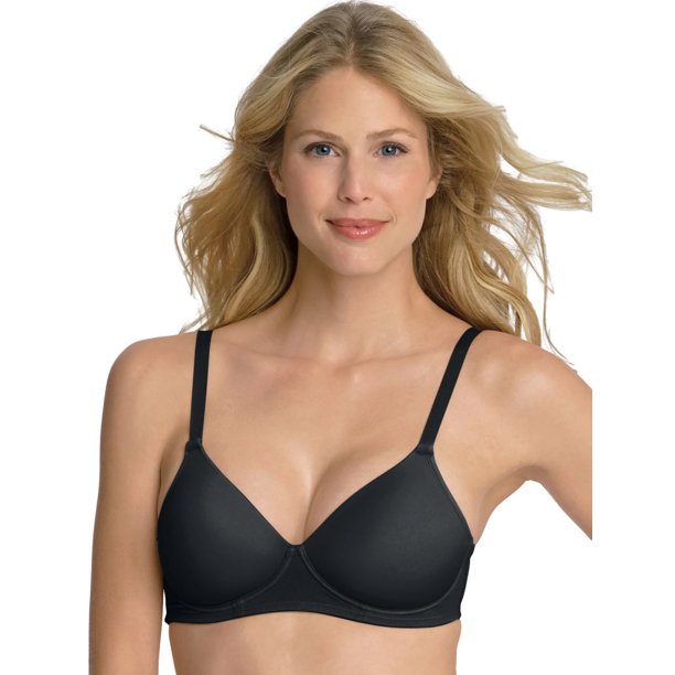 Hanes Womens Concealing Petals Wirefree Bra BestSeller, 40C