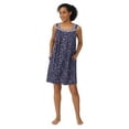 thumbnail image 4 of Aria Sleeveless 100% Cotton Nightgown with Pockets in 36",Women's Sizes XS-5X, 4 of 8