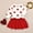 Red, variant on Girls Valentine‘s Day Dress Set, Long Sleeve Top & Tutu Skirt with Heart Patterns, Cute Outfit for Party, Photos & Special Occasion. Red 80