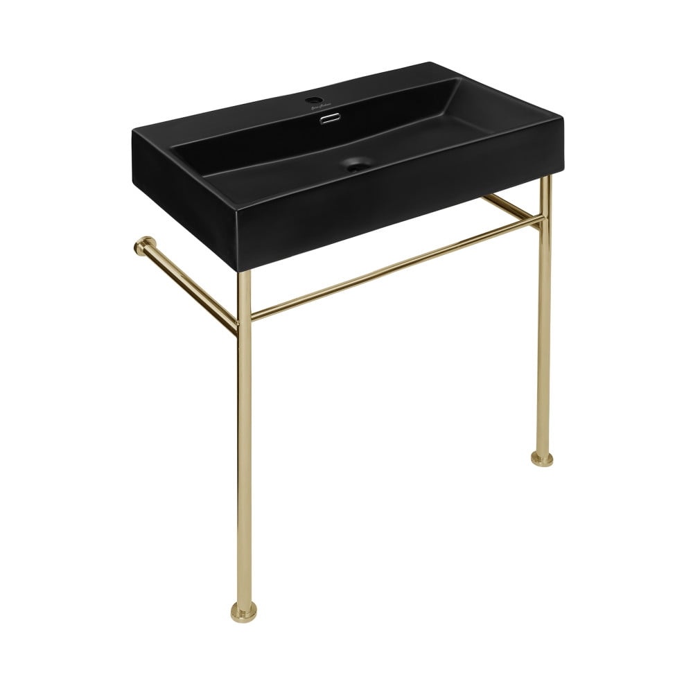 Swiss Madison SM-CS752 Claire 35-7/16" High Console Sink Set - Gold