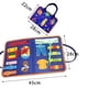 thumbnail image 3 of tablero ocupado Foldable Dressing Learning Exercise Educational Game Self- Dress Aids Montessori Toys for Travel Toddlers , Los 45x28cm Magideal tablero ocupado, 3 of 7