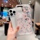 thumbnail image 4 of Funda de teléfono suave anticaídas con flores multicolores para iPhone 14, 13, 12, 11, 15, 16 Pro Max, SE, XR, X, XS, 7, 8 Plus, funda de cojín transparente, 4 of 4