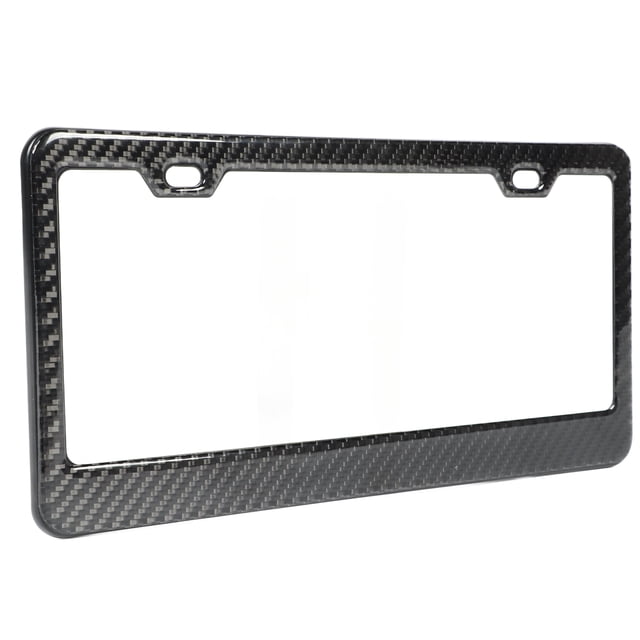 Marco de la Placa, Fibra de Carbono Alta Resistencia Resistente Al Soporte de Matrícula para El Automóvil