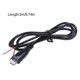 thumbnail image 3 of Cable de alimentación USB C de 2 pines con conector flexible, cable desnudo de 22 AWG, compatible con carga de 5 V y 3 A., 3 of 5