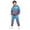 Sky Blue*, variant on RUTAYY Boys 2 Piece Clothing Set Letter Graphic Long Sleeve Pullover Hoodie Elastic Waist Sweatpants Street Wear, Dark Gray