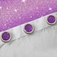 thumbnail image 4 of Castle Fairy Bling Glitter Print Black Out Curtains,Ombre Curtains Pack of 2 (42x63 Each), 4 of 6