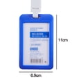 thumbnail image 2 of Funda para tarjeta de trabajo, funda para cuerda para colgar certificados, funda impermeable para tarjeta de identificación de plástico ultragrueso, 2 of 5