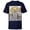 Navy, variant on Star Wars The Mandalorian Line Art Poster - Short Sleeve T-Shirt for Kids - Customized-Athletic Heather