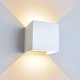 thumbnail image 1 of RV Luz de pared LED moderna de 12 W/luz de pared exterior, ángulo de haz ajustable impermeable, carcasa de aleación de aluminio, (blanco-3000 K) oso de fresa Electrónica, 1 of 5