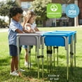 thumbnail image 6 of ECR4Kids 4-Station Sand and Water Adjustable Height Table, Sensory Bins, Grey/French Blue, 6 of 9