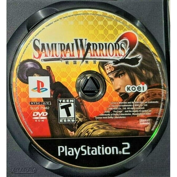 Pre-Owned Samurai Warriors 2 - Disc Only - Black Label - Tested - Playstation 2 PS2