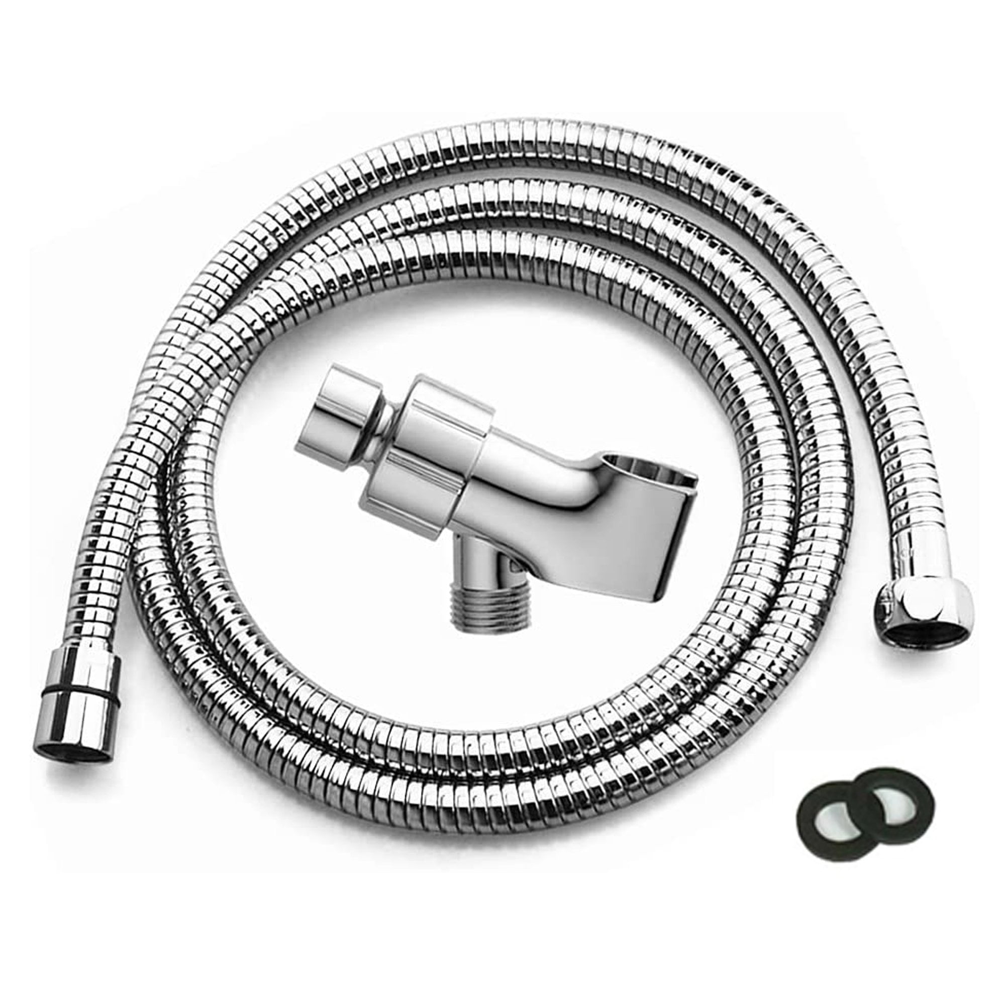 Wideskall 5 FT Long Premium Stainless Steel Handheld Shower Hose with