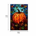 thumbnail image 4 of Fall Floral Garden Flag, Autumn Harvest Flower Yard Flag, Thanksgiving Seasonal Decor, Single‑Sided Printed Flag for Outdoor Porch Patio Lawn Yard Home Decoration, 4 of 6