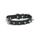 thumbnail image 1 of 1pc Rivet Embellished Punk Style Choker, Perfect For Party Wear, Red, 1 of 3
