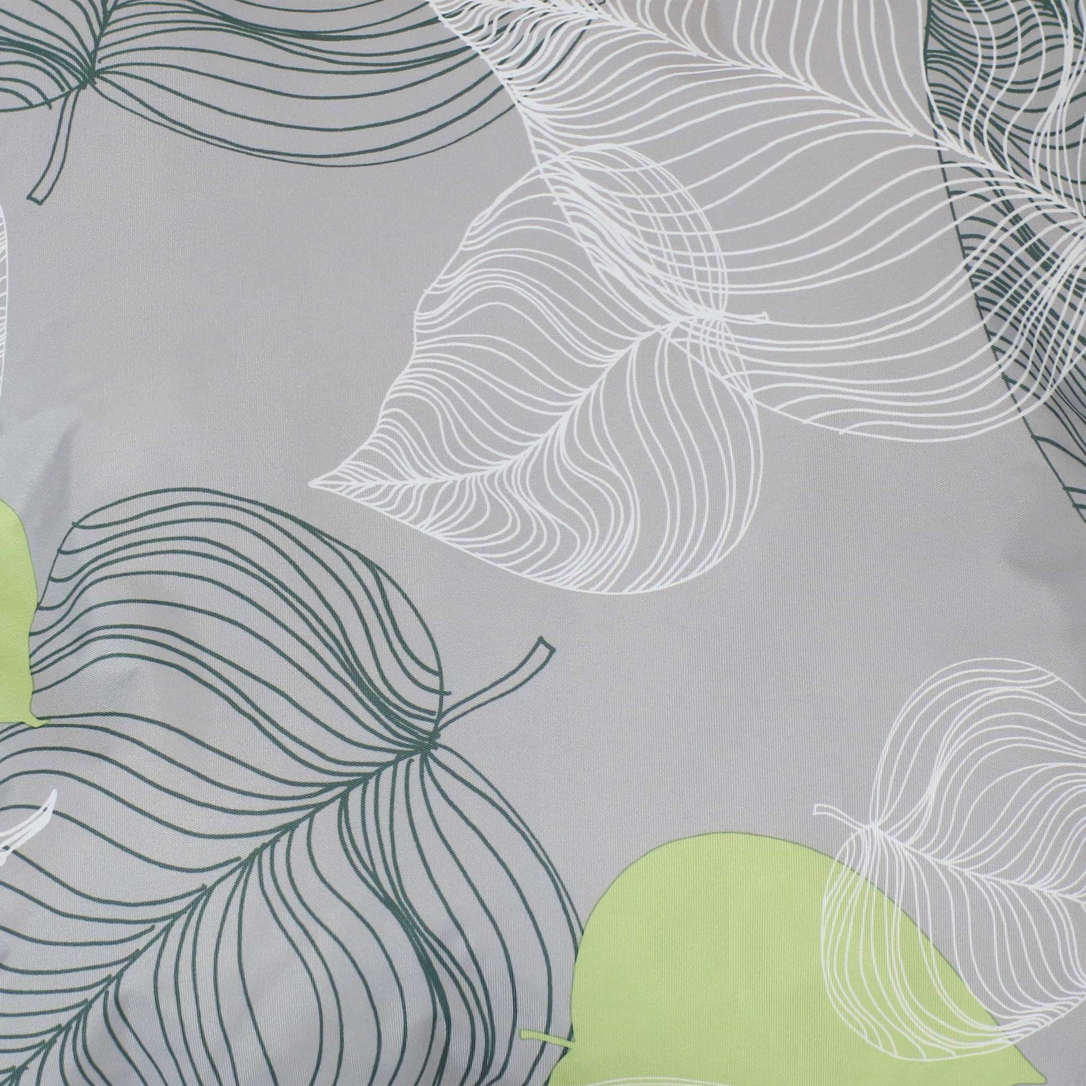 Sunnydaze 16" x 16" Lush Foliage Polyester Square Outdoor Throw Pillows, 2 Count