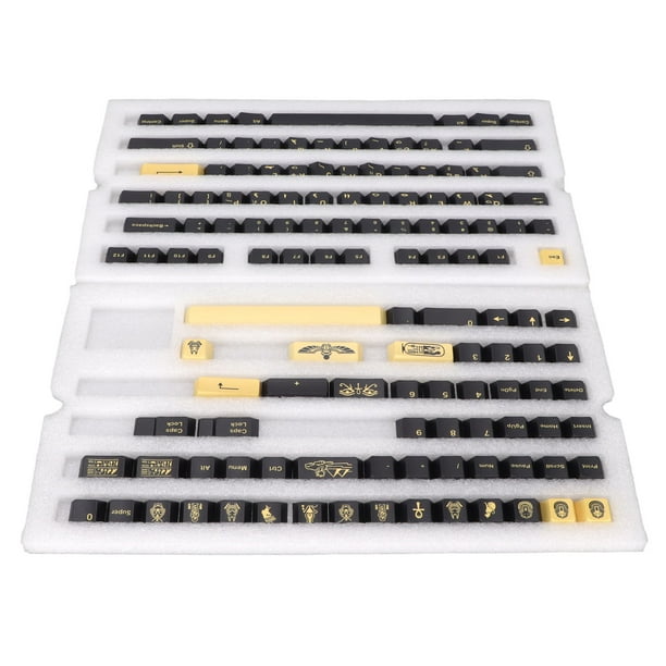 Teclas de teclado mecánico PBT 132 Teclas para juegos NikouMX